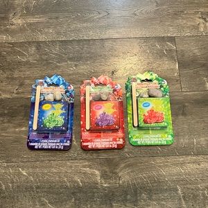 Set of‎ 3 Science By Me Growing Crystals Kits NEW